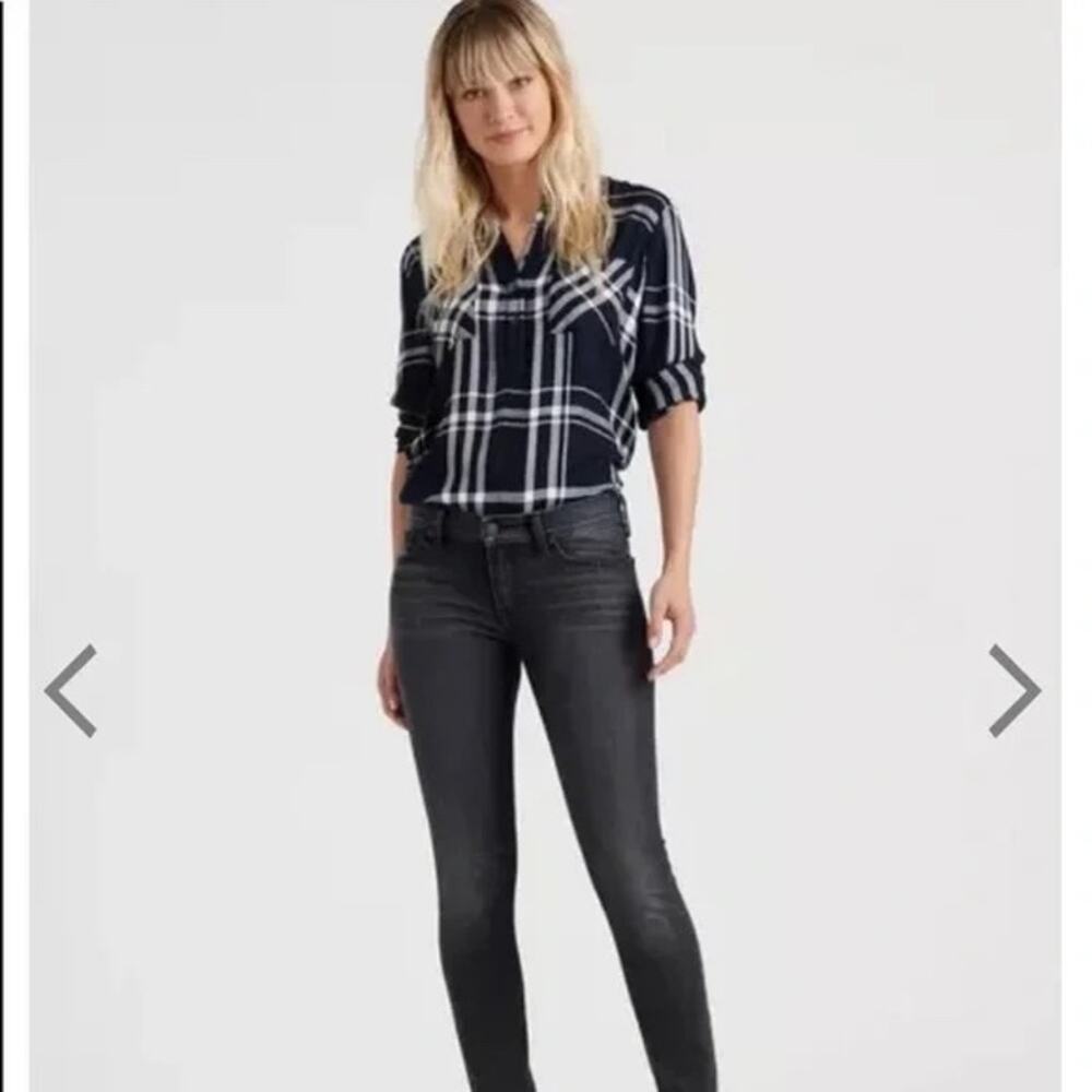 Authentic Lucky Brand Stella Skinny Low Rise Jeans - Black - Size: 4/27
